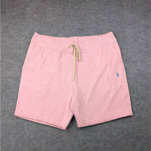 Polo Ralph Lauren Sweat Shorts Mens XXL Pink Athleisure Terry Preppy Lounge